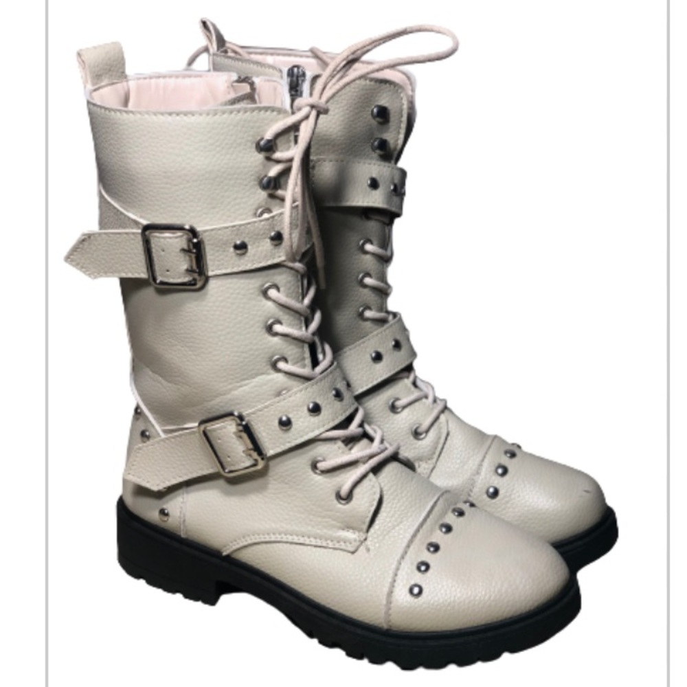 Seven7 liberty studded combat boots